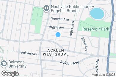 Map image of the property - 1025 Wade Ave