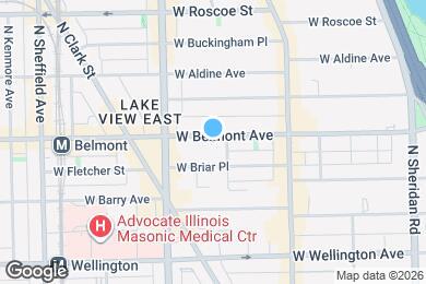 Map image of the property - 711 W Belmont