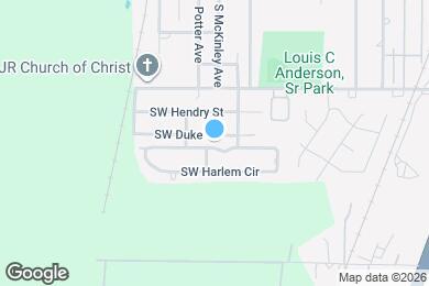 Map image of the property - 1848 SW Harlem Cir