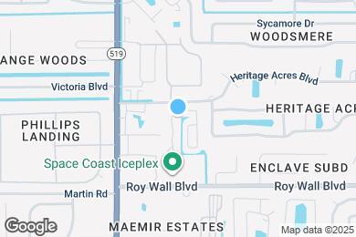 Map image of the property - 1265 Marquise Ct