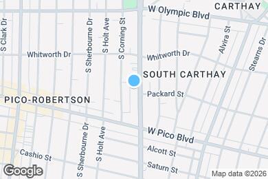 Map image of the property - 1209 S La Cienega Blvd
