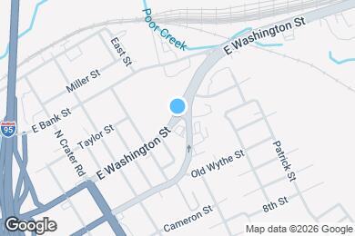 Map image of the property - 1231 W Washington St