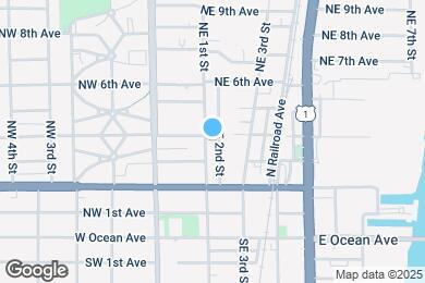 Map image of the property - 417 NE 2nd St
