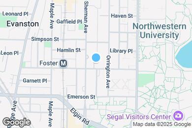 Map image of the property - 721 Foster St