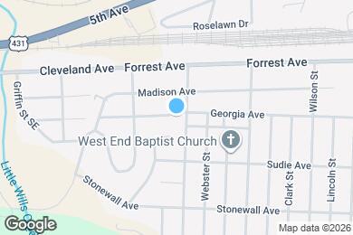 Map image of the property - 3502 Georgia Ave