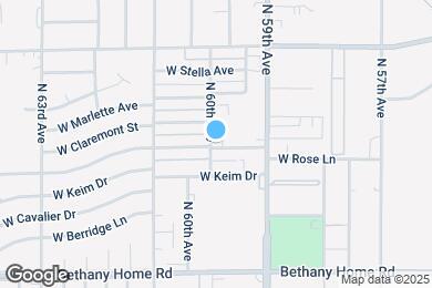 Map image of the property - 5946 W Rose Ln