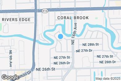 Map image of the property - 2802 NE 15th Ave