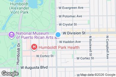 Map image of the property - 1143 N California Ave