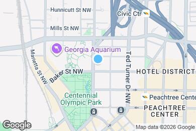 Map image of the property - 285 Centennial Olympic Park Dr NW