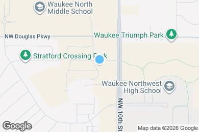 Map image of the property - Rialto Townhomes