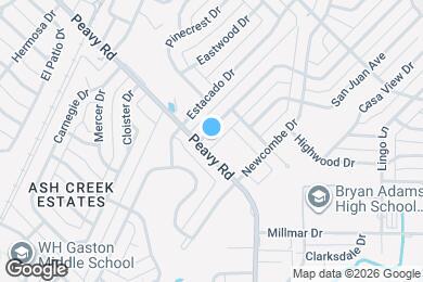 Map image of the property - 10008 San Lorenzo Dr