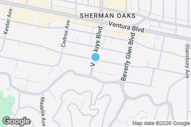 Map image of the property - 4242 Van Nuys Blvd