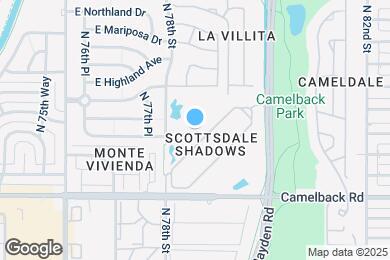 Map image of the property - 7840 E Camelback Rd