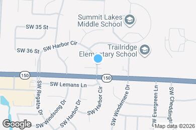 Map image of the property - 3609 SW Harbor Cir