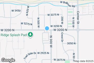 Map image of the property - 371 W 3200 N