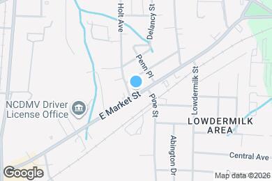 Map image of the property - 2705 E Market St