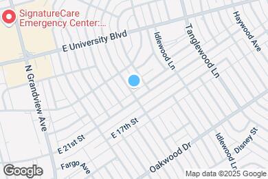 Map image of the property - 2102 Custer Ave