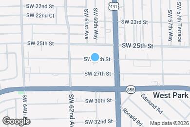 Map image of the property - 6040 SW 26th St