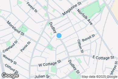 Map image of the property - 477 Dudley St
