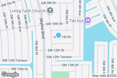 Map image of the property - 706 SW 11th St