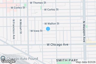 Map image of the property - 2637 W Iowa St