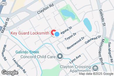 Map image of the property - 1680 Laguna St