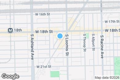 Map image of the property - 1836 S Blue Island Ave