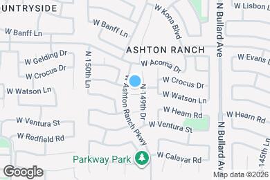 Map image of the property - 14916 W Watson Cir