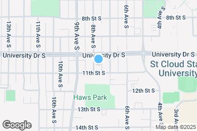 Map image of the property - 1014 8th Ave S