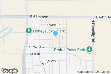 Map image of the property - 21248 E 63rd Ave