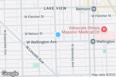 Map image of the property - 3009 N Racine Ave