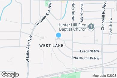 Map image of the property - 1603 Ezra Church Dr NW