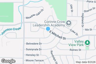 Map image of the property - 1018 E Mitchell St