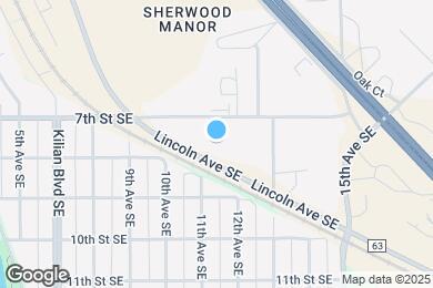 Map image of the property - 1110 7th St SE