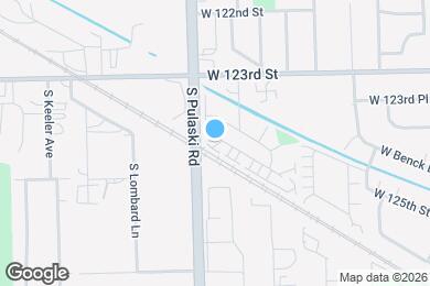 Map image of the property - 12418 S Harding Ave