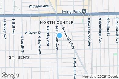 Map image of the property - 1938 W Berenice Ave