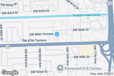 Map image of the property - 8129 SW 87th Ter