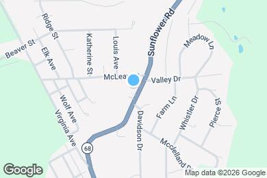 Map image of the property - 169 PA-68