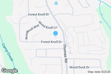 Map image of the property - 414 Crest Ct