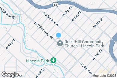 Map image of the property - 2328 1/2 W 6th St