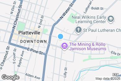 Map image of the property - 315 E Mineral St
