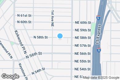 Map image of the property - 121 NE 58th St