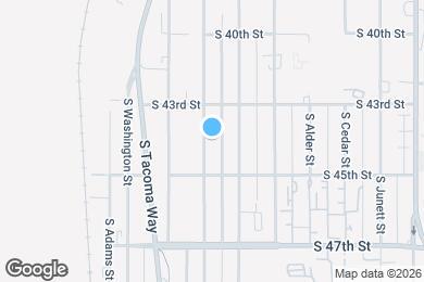 Map image of the property - 4327 S Puget Sound Ave
