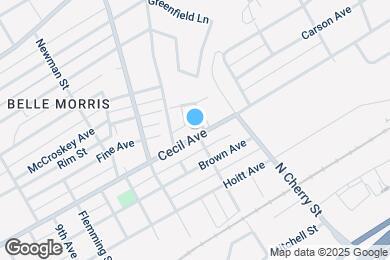 Map image of the property - 2453 Cecil Ave