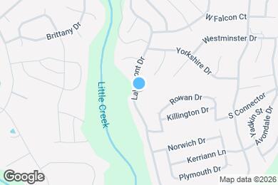 Map image of the property - 156 Lakemont Dr