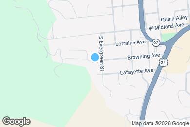 Map image of the property - 1113 Browning Ave