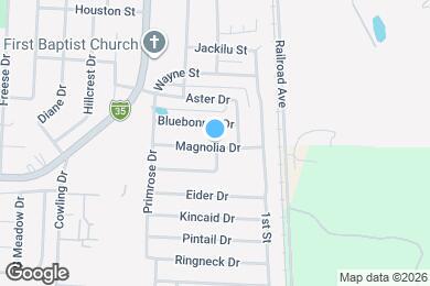 Map image of the property - 143 Magnolia Dr