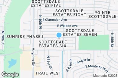 Map image of the property - 8143 E Whitton Ave