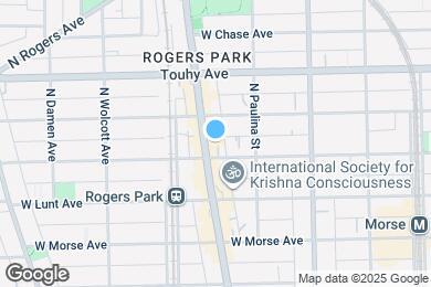 Map image of the property - 7055 N Clark St