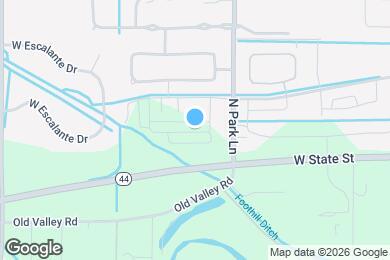 Map image of the property - 4138 W Perspective St